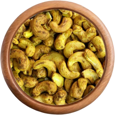 Kešu pražené s citronem a chilli