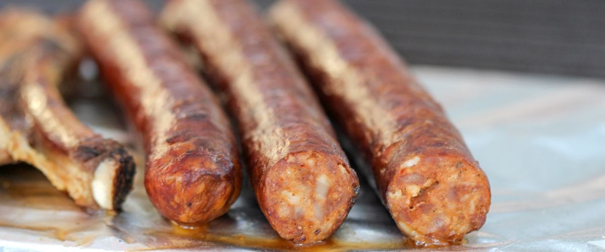 Domácí uzené klobásky