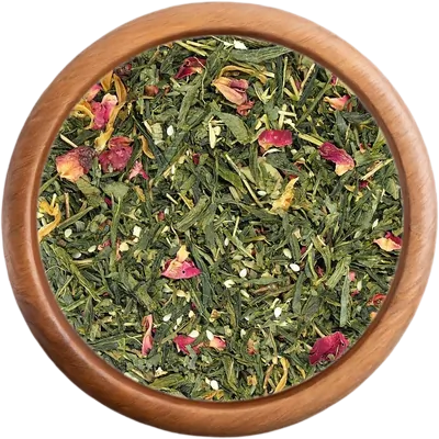 Zelený čaj s příchutí Gejša