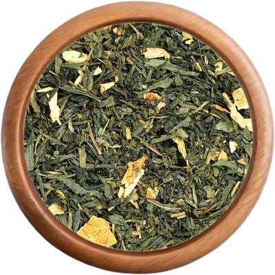 Zelený čaj s příchutí Zelený čaj se zázvorem a citrónem