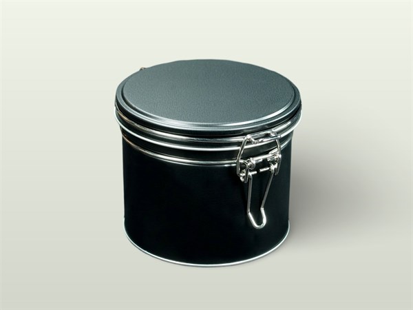 Dóza Dóza kulatá černá střední