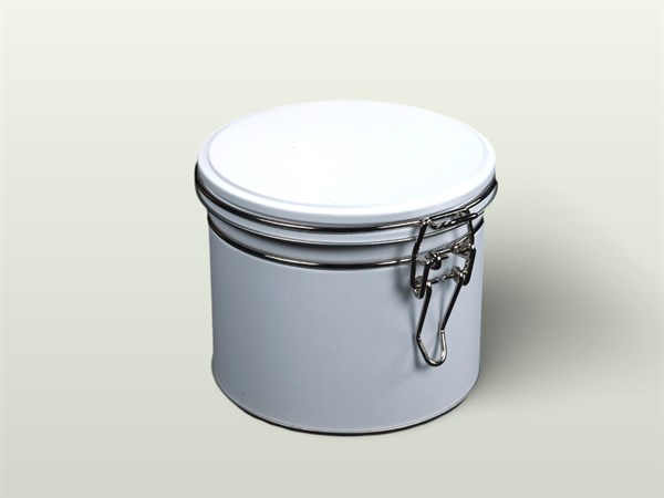 Dóza Dóza kulatá bílá střední