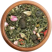 Zelený čaj: Jahody v šampaňském