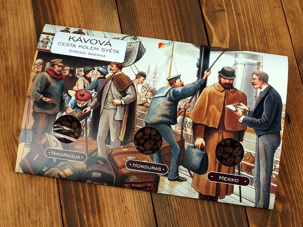 Degustační sada: Dárková sada kávy Střední Amerika 1