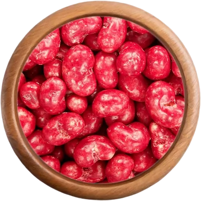 Laskominy Kešu v malinové polevě