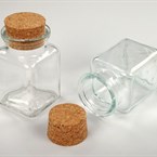 Kořenka skleněná velká s korkovým uzávěrem