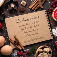 Příslušenství: Elektronický dárkový poukaz