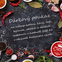 Příslušenství: Tištěný dárkový poukaz