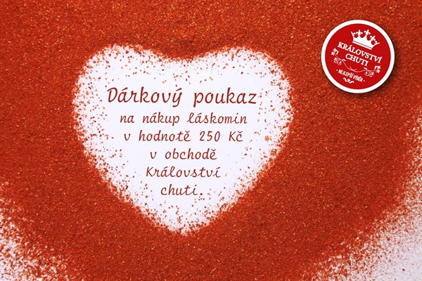  Tištěný dárkový poukaz