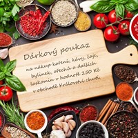 Příslušenství: Tištěný dárkový poukaz