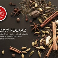 Příslušenství: Tištěný dárkový poukaz