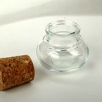 Kořenka skleněná mini s korkovým uzávěrem