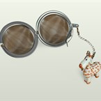 Sítko na čaj se žirafou