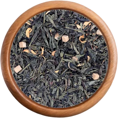 Zelený čaj s příchutí Zelený čaj s karamelem