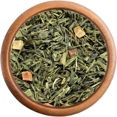 Zelený čaj s příchutí Zelený čaj s mangem