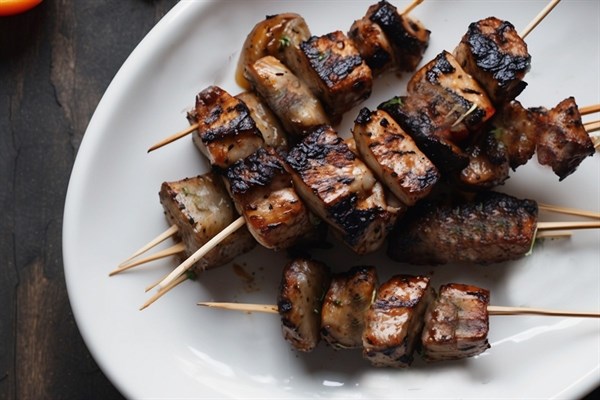 Husí špízy s kořením pěti vůní