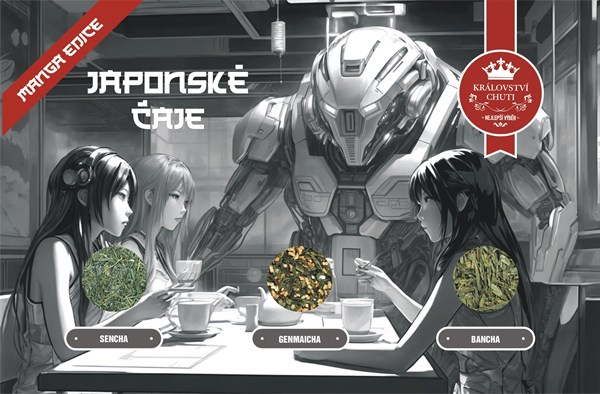  Dárková sada Japonské čaje / Manga edice