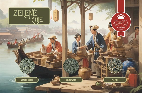  Dárková sada zelených čajů