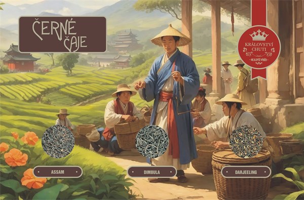  Dárková sada černých čajů
