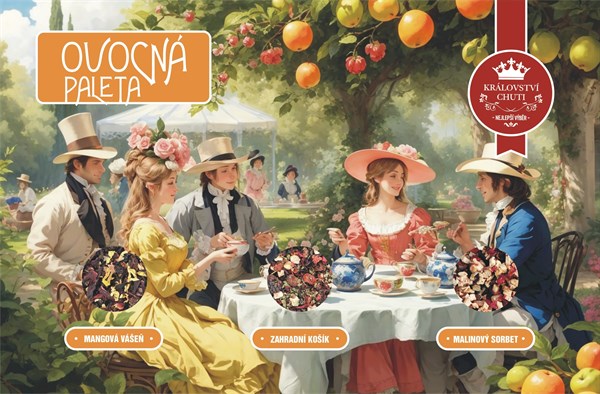 Dárková sada ovocných čajů Ovocná paleta