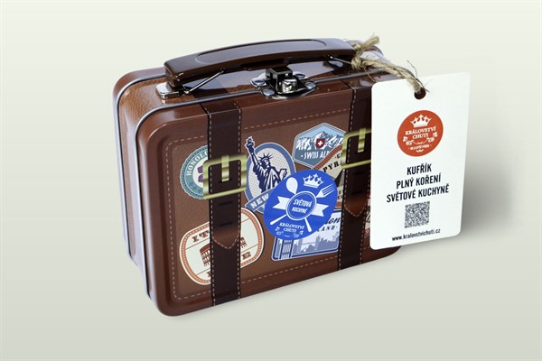 dárkové sady koření Kufřík plný koření světové kuchyně