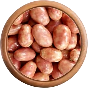 Laskominy: Mandle jahodové v bílé čokoládě