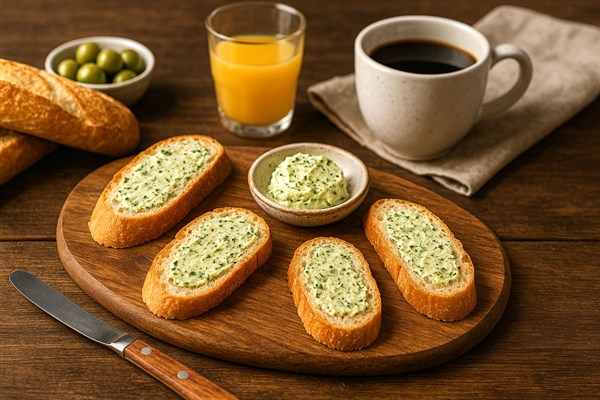 Tradiční i netradiční bylinkové máslo na bagety