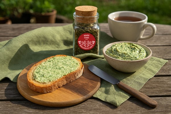 Bylinkové máslo s medvědím česnekem