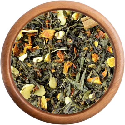 Zelený čaj s příchutí Zelený čaj s dýní a mandlemi